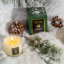 Load image into Gallery viewer, This Pine &amp; Cedarwood candle from The Beverly Hills Candle Company is made in the USA with soy wax, cotton wicks and makes great gift ideas for women and men. It is cruelty free and not tested on animals.
